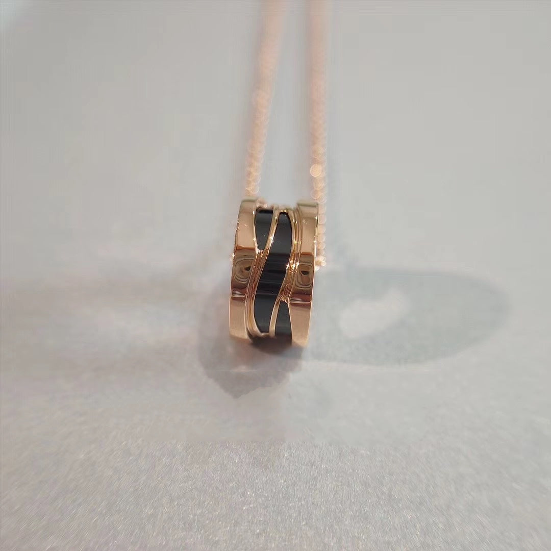[Pearl Jewelrys]ZERO 1 NECKLACE PINK GOLD