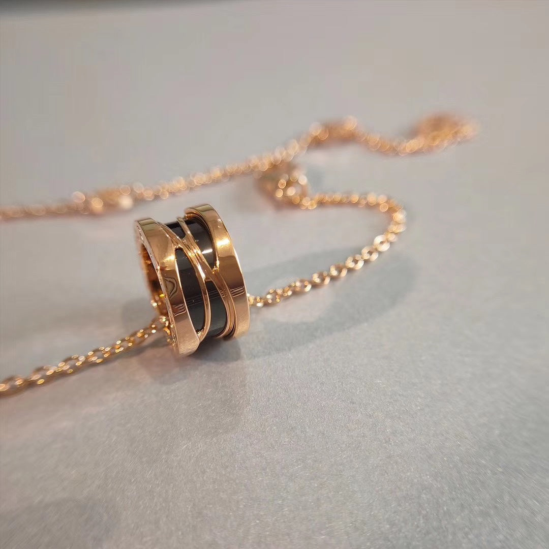[Pearl Jewelrys]ZERO 1 NECKLACE PINK GOLD