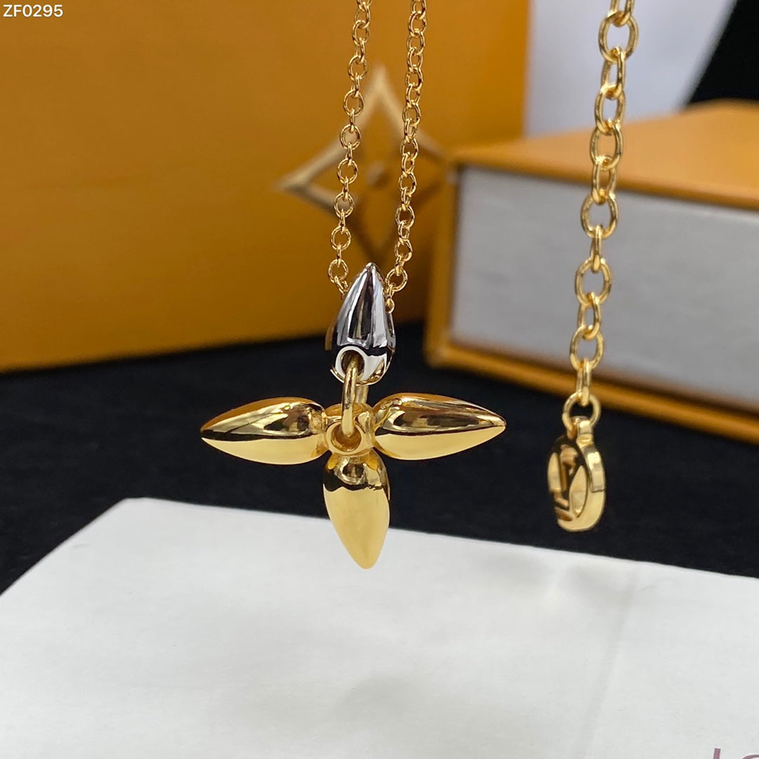 [Pearl Jewelrys]LOUISETTE PEDANT GOLD NECKLACE