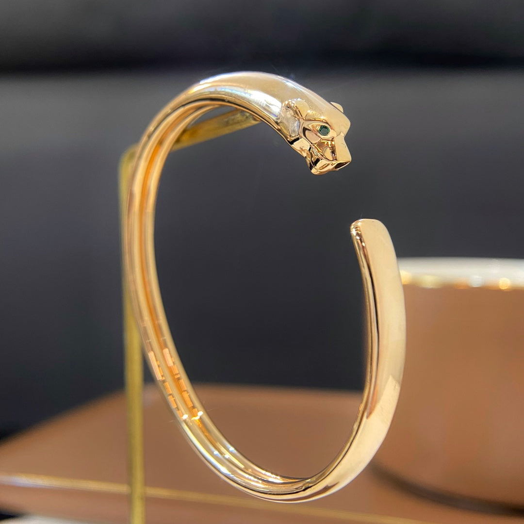 [Pearl Jewelrys]PANTHERE GOLD OPEN BRACELET