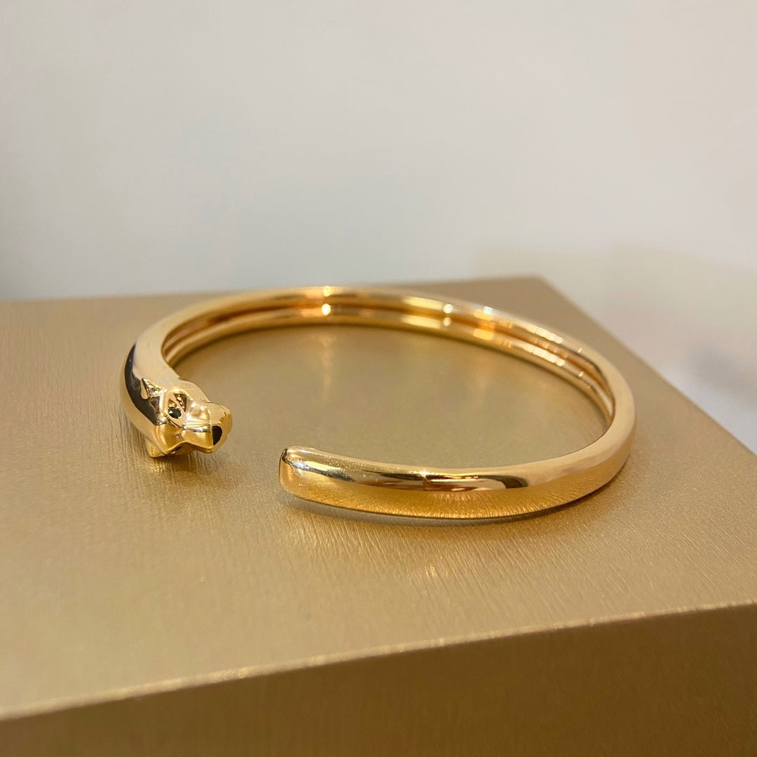 [Pearl Jewelrys]PANTHERE GOLD OPEN BRACELET