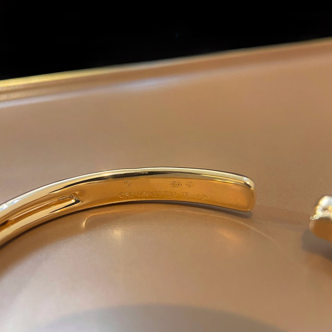 [Pearl Jewelrys]PANTHERE GOLD OPEN BRACELET