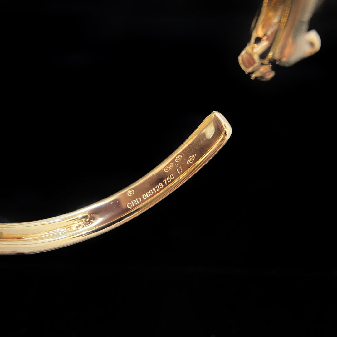 [Pearl Jewelrys]PANTHERE GOLD OPEN BRACELET