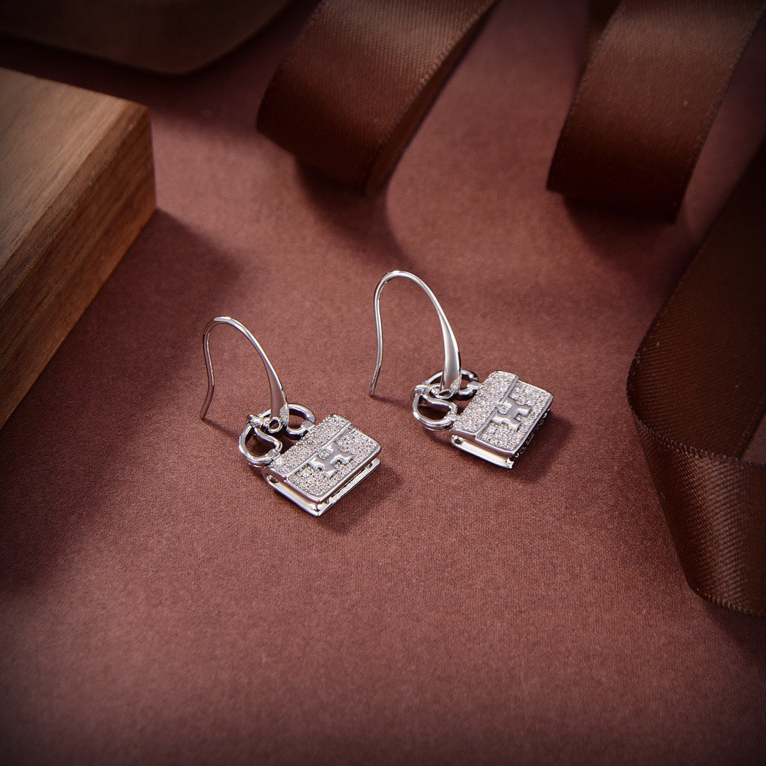 [Pearl Jewelrys]KELLY DIAMOND EARRINGS