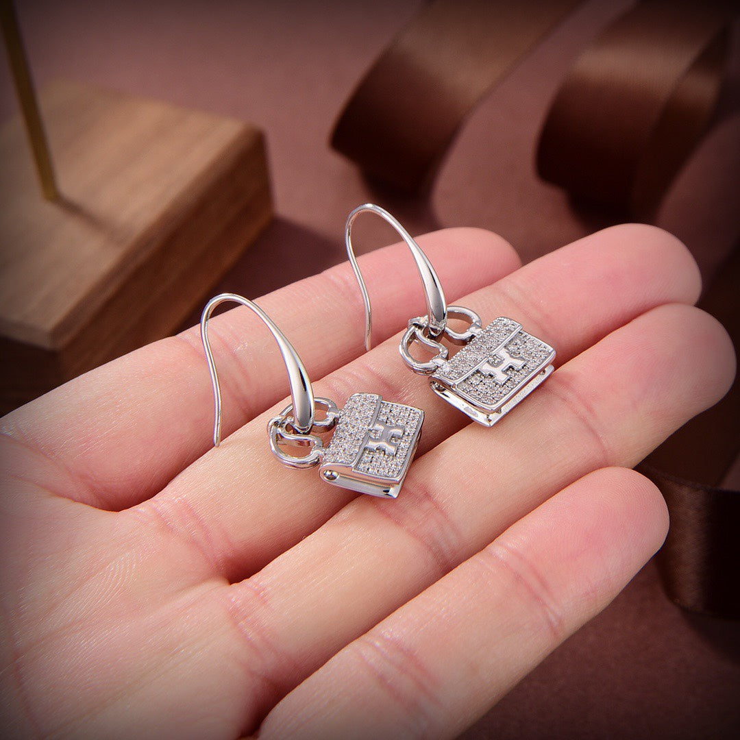 [Pearl Jewelrys]KELLY DIAMOND EARRINGS