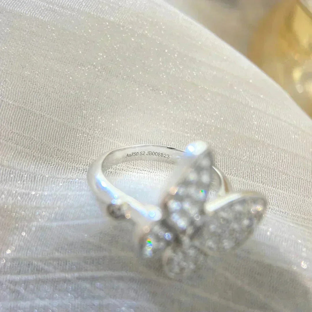 [Pearl Jewelrys]BUTTERFLY DIAMOND RING