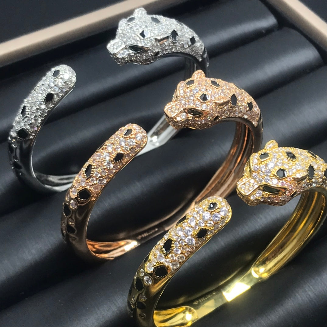[Pearl Jewelrys]PANTHERE BIG BRACELET DIAMONDS