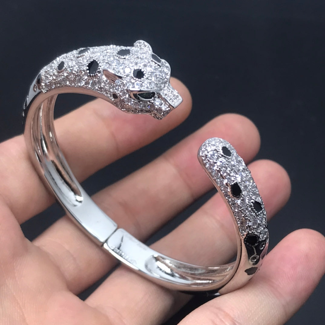 [Pearl Jewelrys]PANTHERE BIG BRACELET DIAMONDS