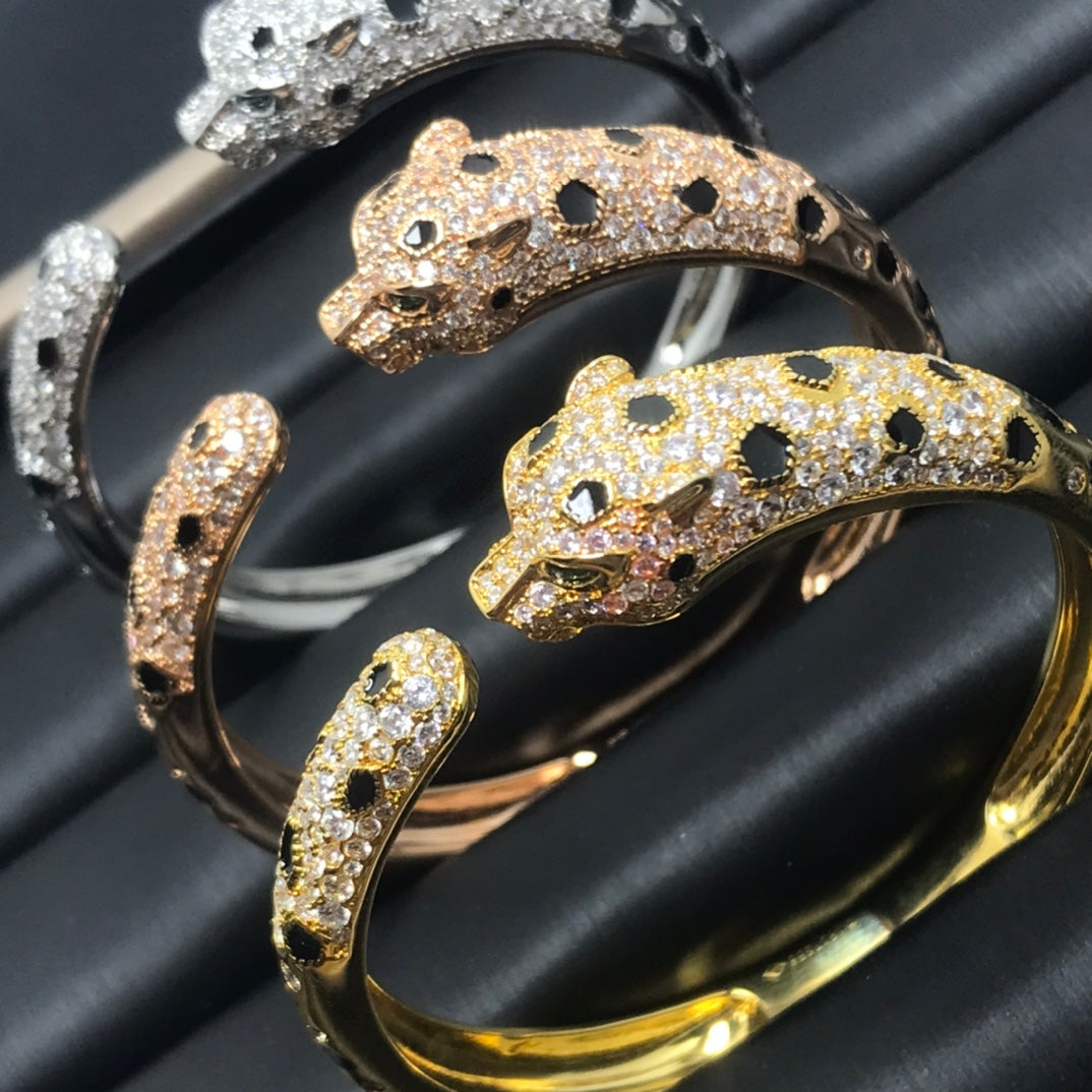 [Pearl Jewelrys]PANTHERE BIG BRACELET DIAMONDS