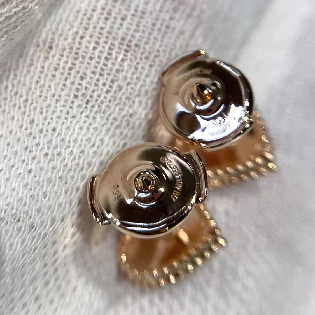[Pearl Jewelrys]HEART CARNELIAN STUD EARRINGS