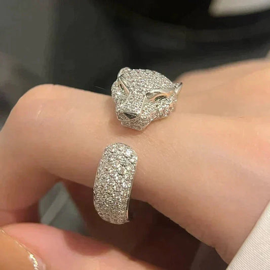 [Pearl Jewelrys]PANTHERE 5.5MM ALL DIAMOND RING