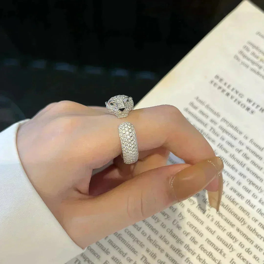[Pearl Jewelrys]PANTHERE 5.5MM ALL DIAMOND RING