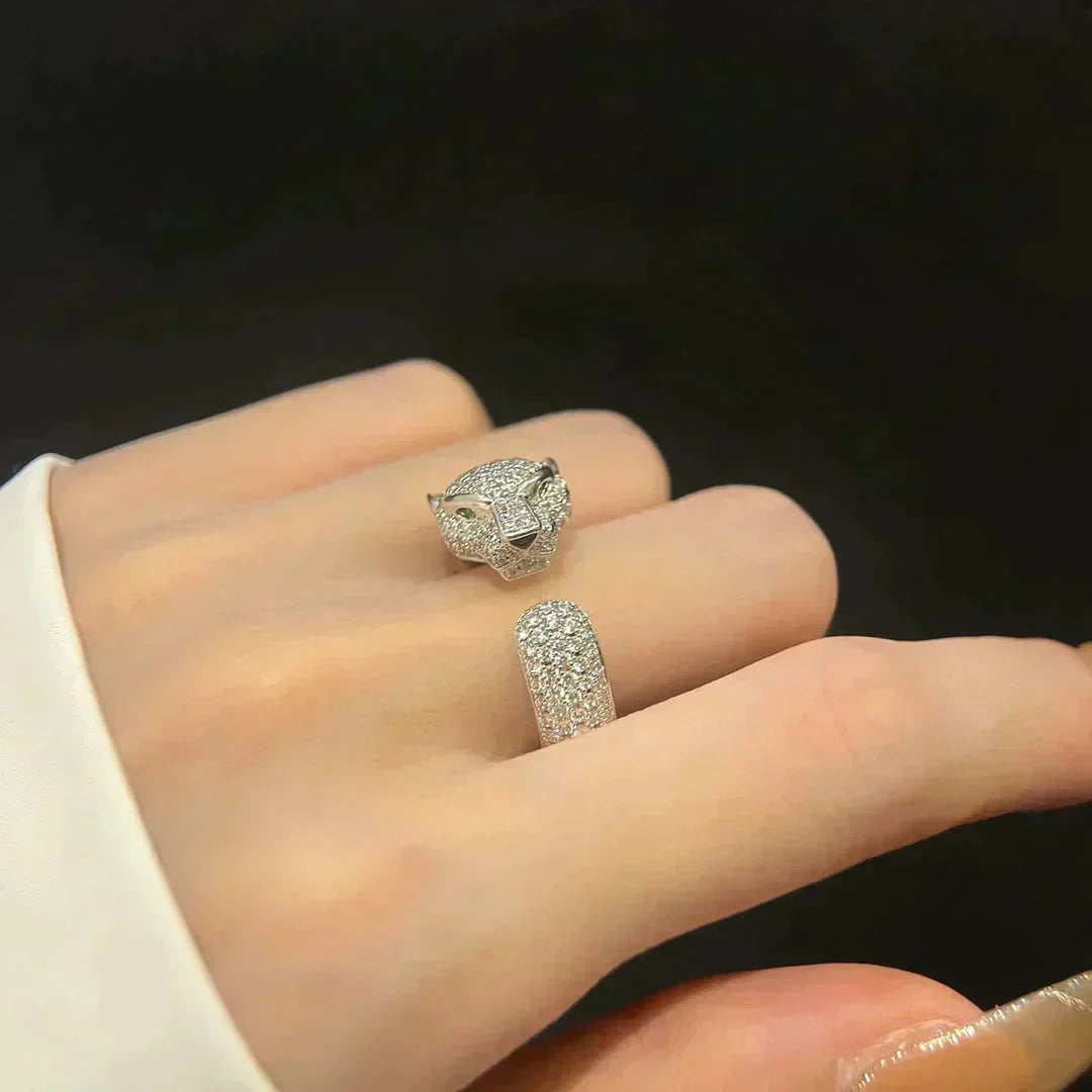 [Pearl Jewelrys]PANTHERE 5.5MM ALL DIAMOND RING