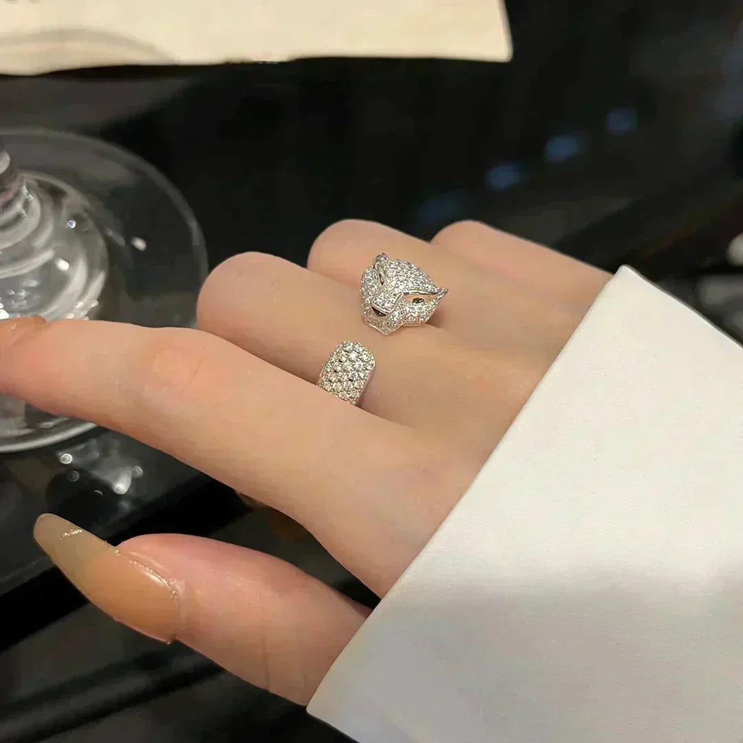 [Pearl Jewelrys]PANTHERE 5.5MM ALL DIAMOND RING