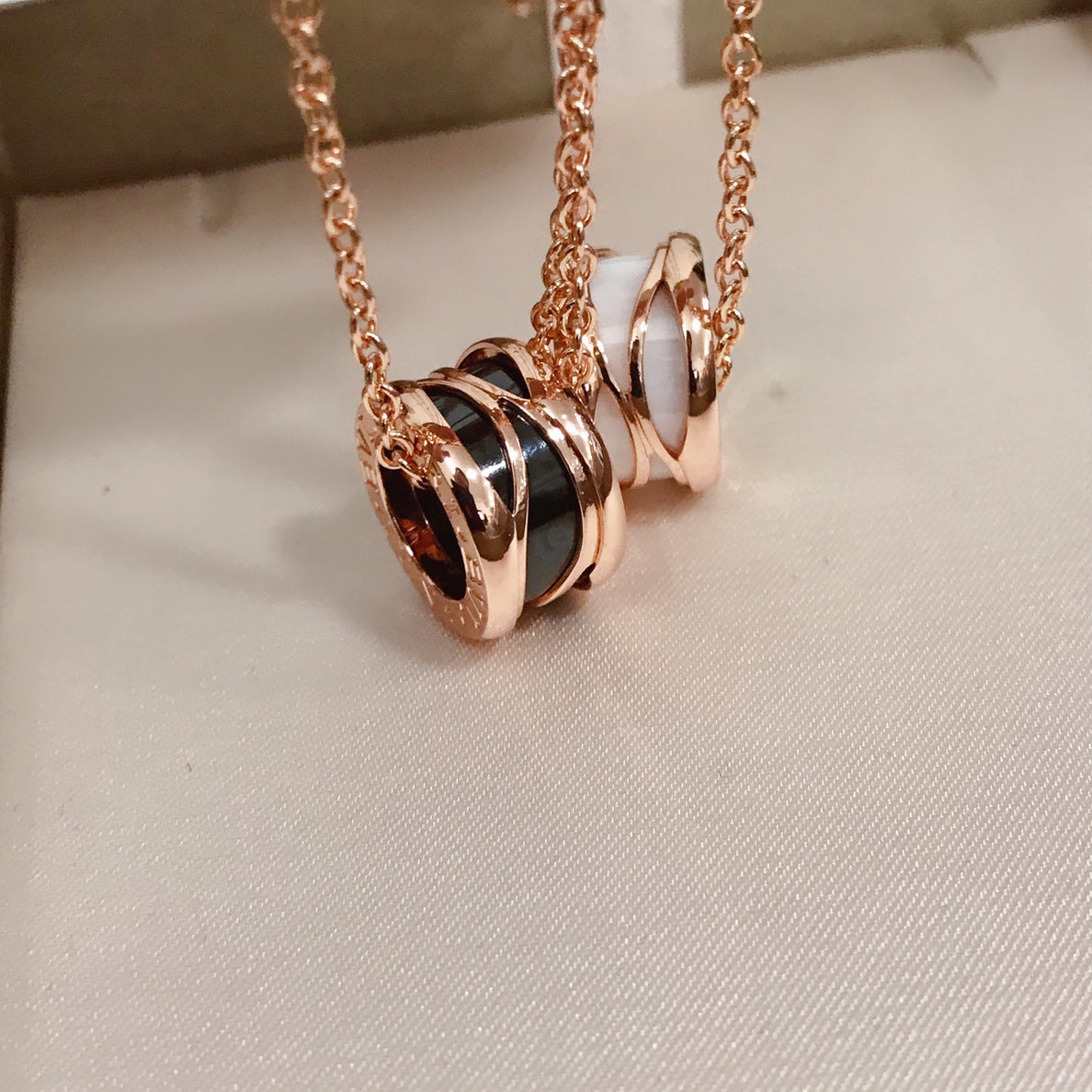 [Pearl Jewelrys]ZERO 1 FOUR BAND PINK GOLD CERAMIC