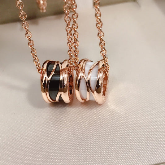 [Pearl Jewelrys]ZERO 1 FOUR BAND PINK GOLD CERAMIC