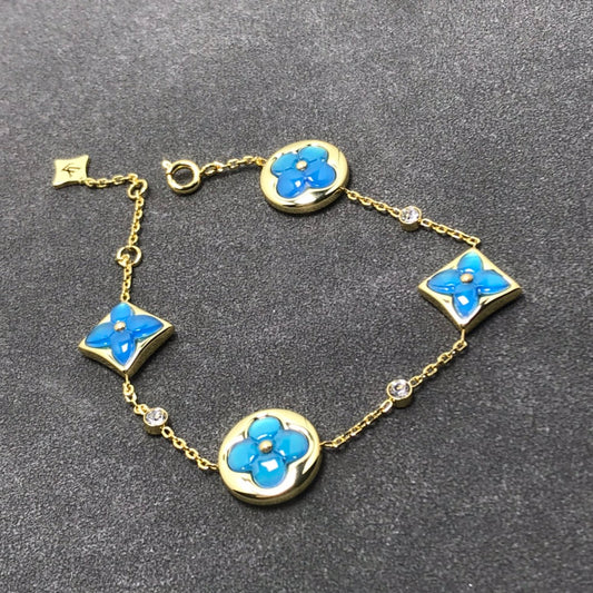[Pearl Jewelrys]STAR AND SUN TURQUOISE 4 MOTIFS 3 DIAMONDS