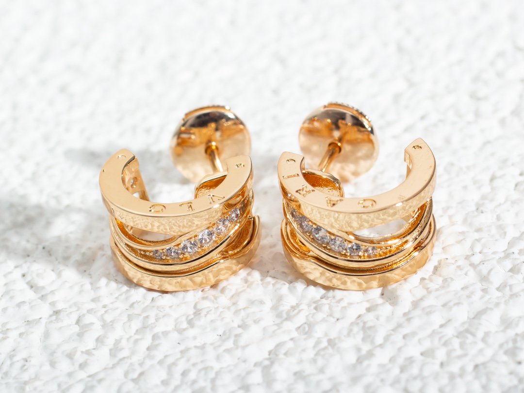 [Pearl Jewelrys]ZERO 1 PINK GOLD DIAMONDS EARRINGS