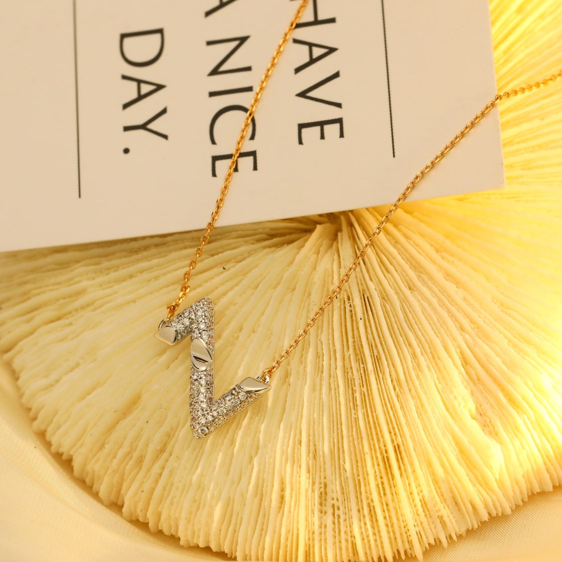 [Pearl Jewelrys]VOLT SILVER DIAMOND PEDANT NECKLACE