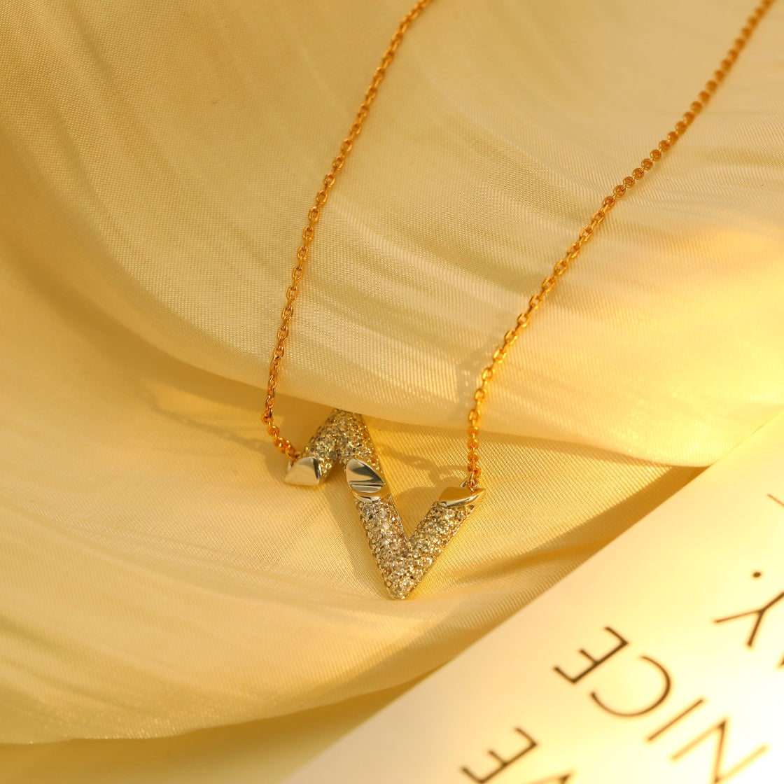 [Pearl Jewelrys]VOLT SILVER DIAMOND PEDANT NECKLACE