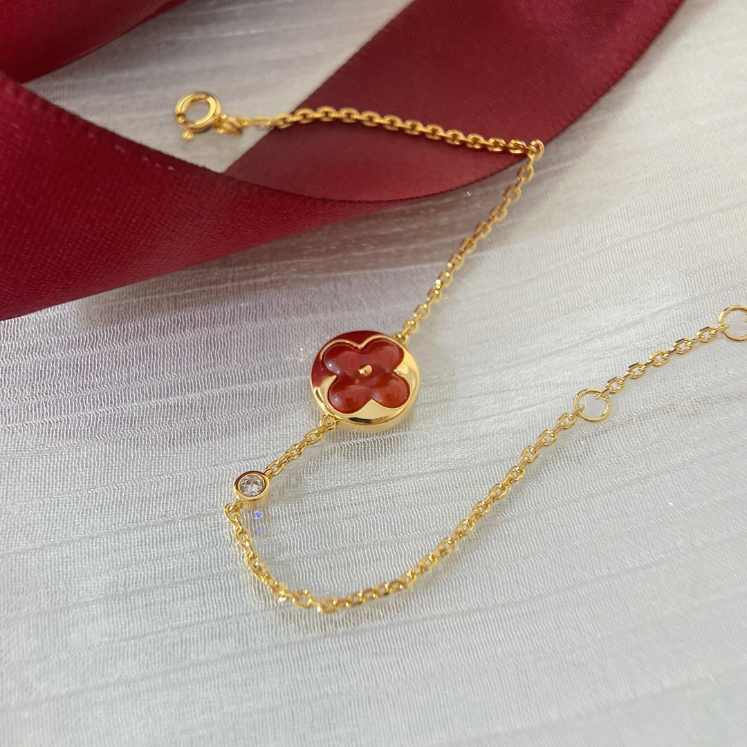 [Pearl Jewelrys]SUN PEDANT CARNELIAN BRACELET