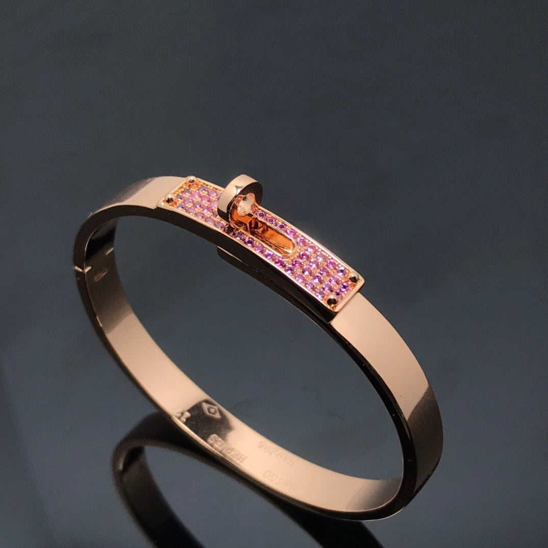 [Pearl Jewelrys]KELLY BRACELET PINK DIAMOND