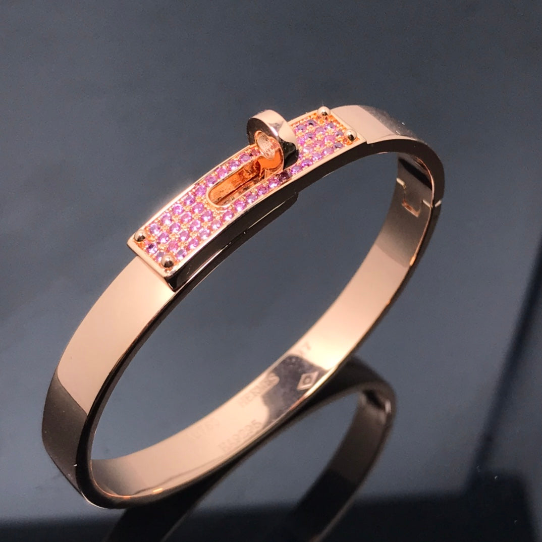 [Pearl Jewelrys]KELLY BRACELET PINK DIAMOND