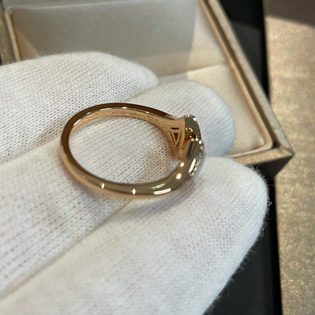 [Pearl Jewelrys]DREAM MOP DIAMOND OPEN RING