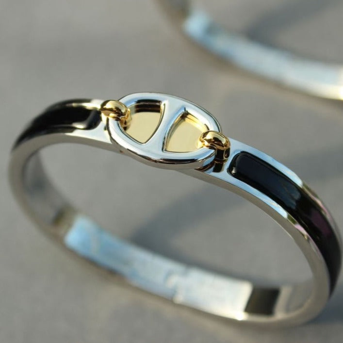 [Pearl Jewelrys]CLIC CHAINE SILVER BRACELET