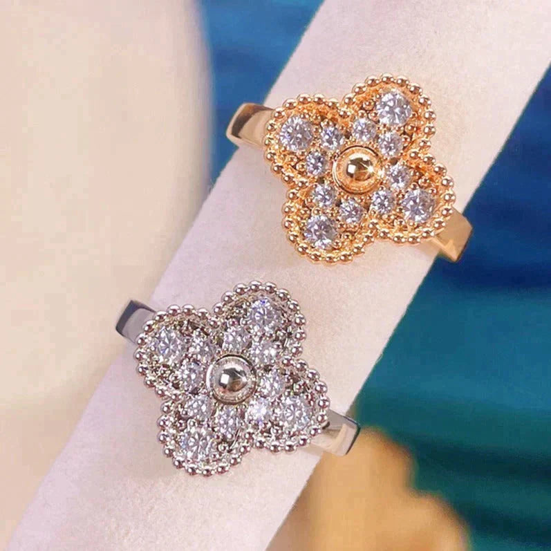 [Pearl Jewelrys]CLOVER DIAMOND RING