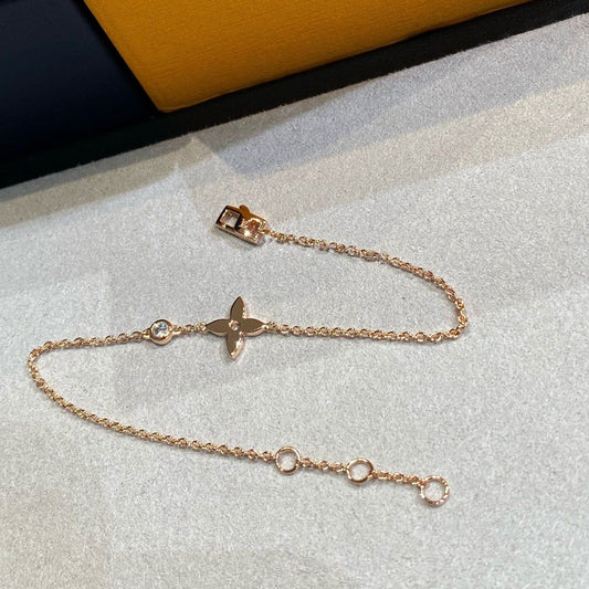 [Pearl Jewelrys]STAR DIAMOND PINK GOLD BRACELET