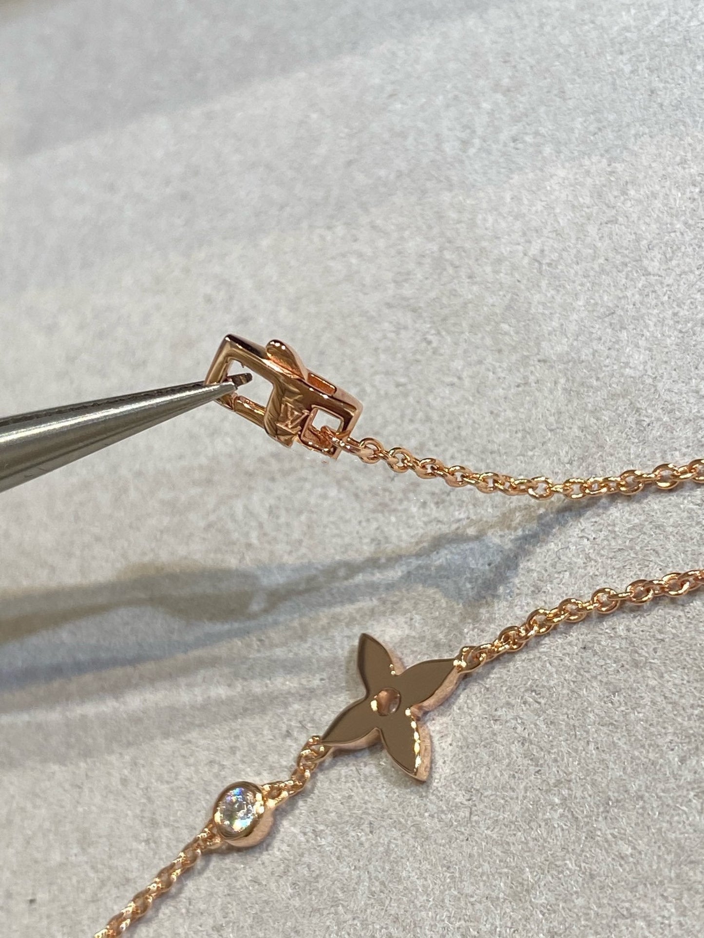 [Pearl Jewelrys]STAR DIAMOND PINK GOLD BRACELET