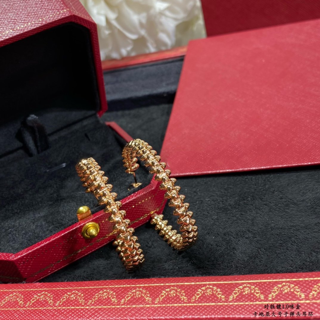 [Pearl Jewelrys]CLASH LARGE HOOP EARRINGS