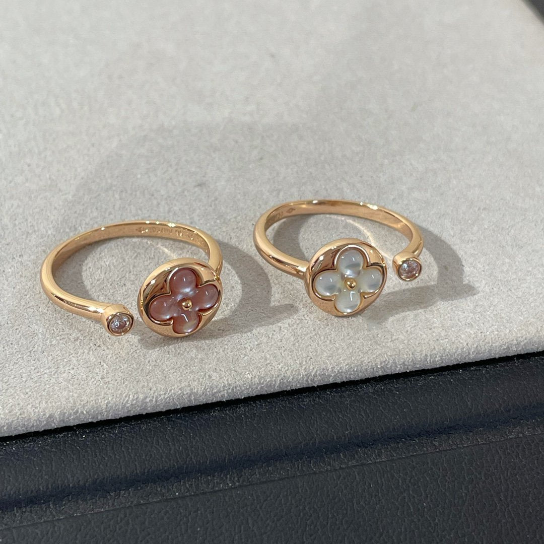 [Pearl Jewelrys]SUN 1 DIAMOND PINK MOP RING
