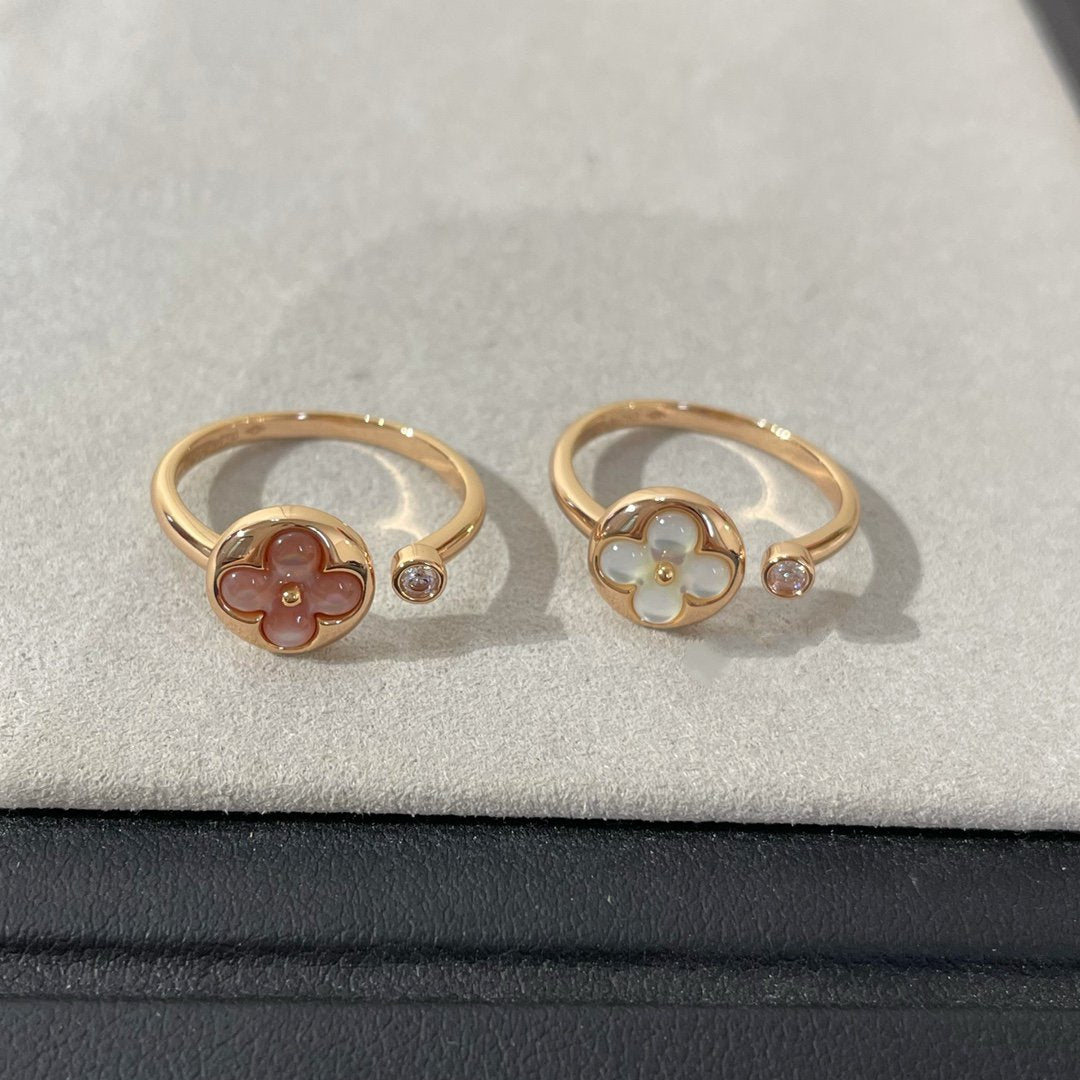 [Pearl Jewelrys]SUN 1 DIAMOND PINK MOP RING
