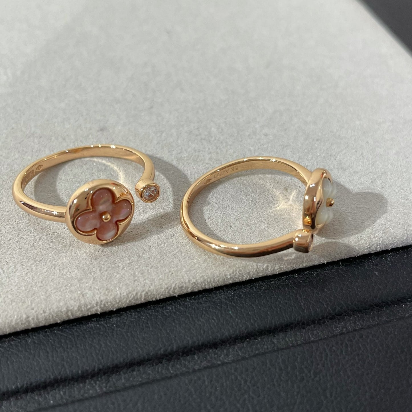 [Pearl Jewelrys]SUN 1 DIAMOND PINK MOP RING