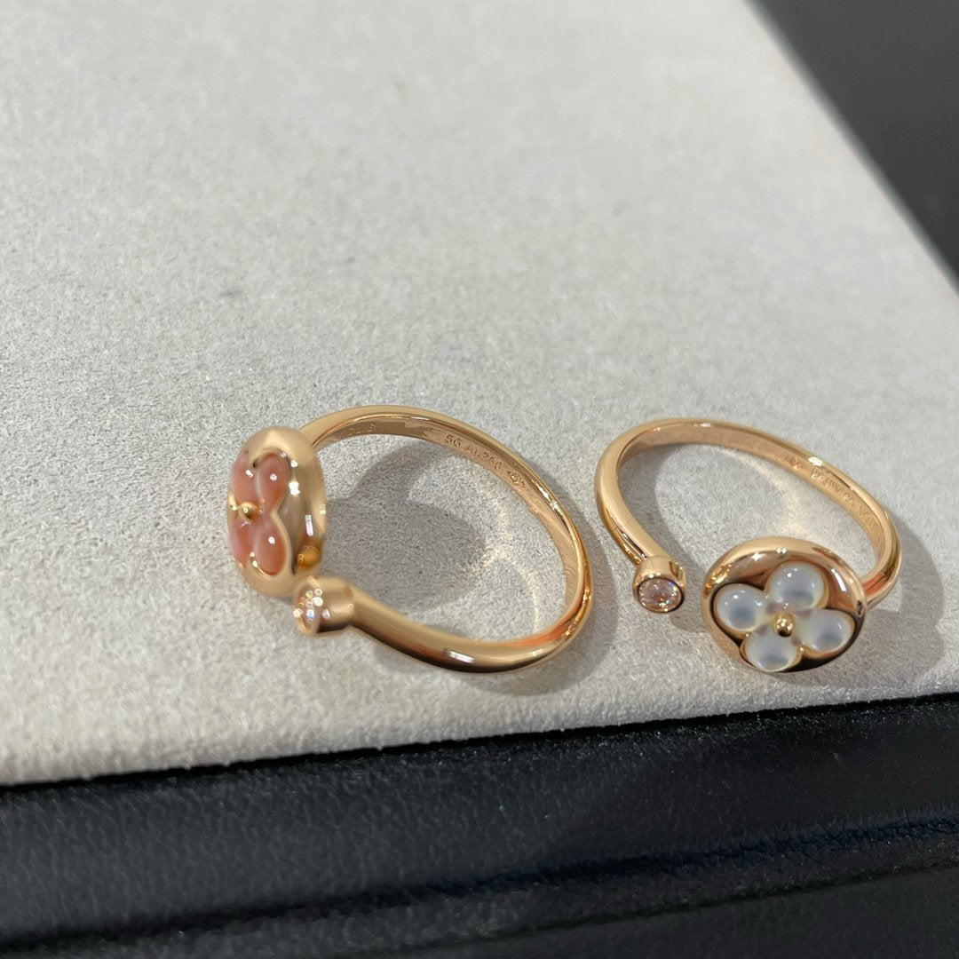 [Pearl Jewelrys]SUN 1 DIAMOND PINK MOP RING