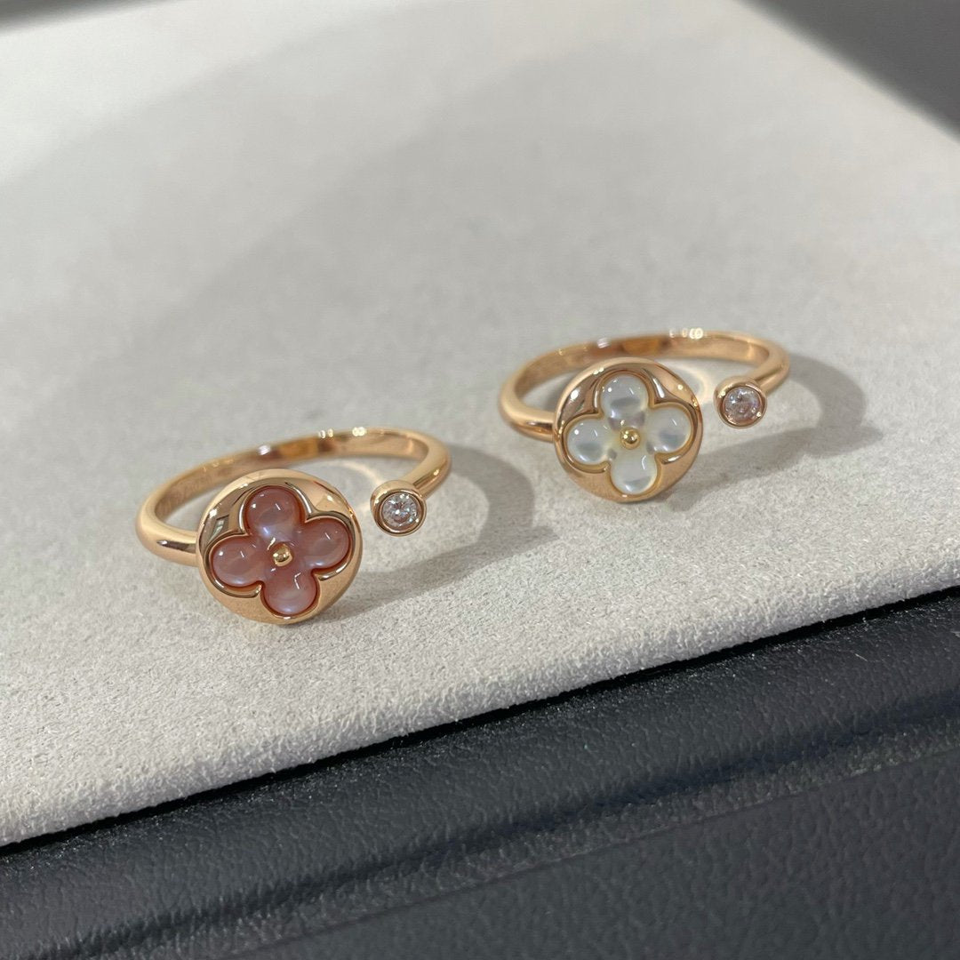 [Pearl Jewelrys]SUN 1 DIAMOND PINK MOP RING