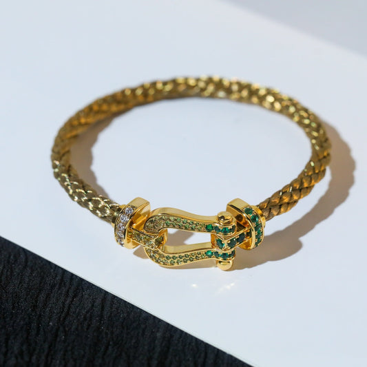 [Pearl Jewelrys]FORCE 10 GOLD GREEN DIAMOND PAVED