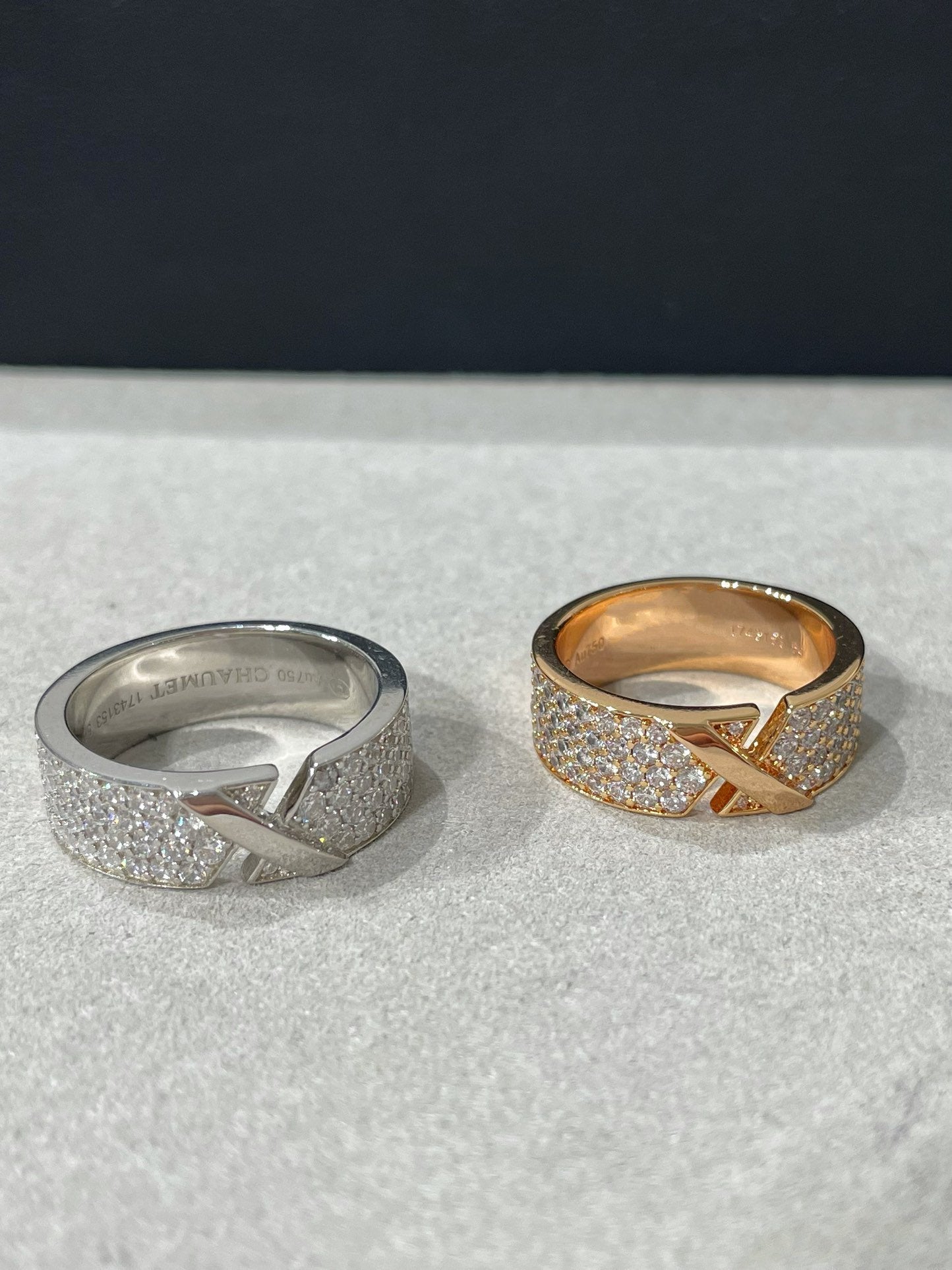 [Pearl Jewelrys]LIENS EVIDENCE  DIAMOND PAVED RING