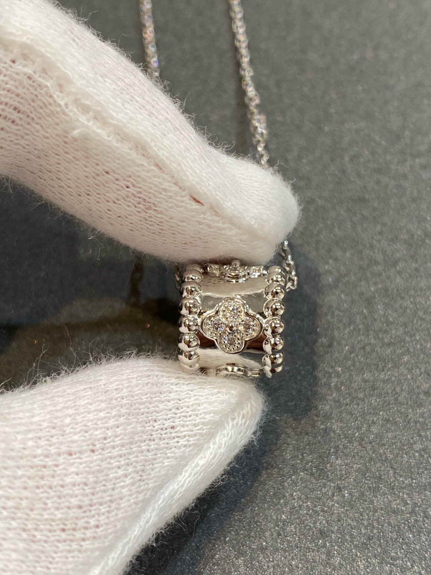 [Pearl Jewelrys]PERLEE PEDANT SIVLER DIAMOND NECKLACE