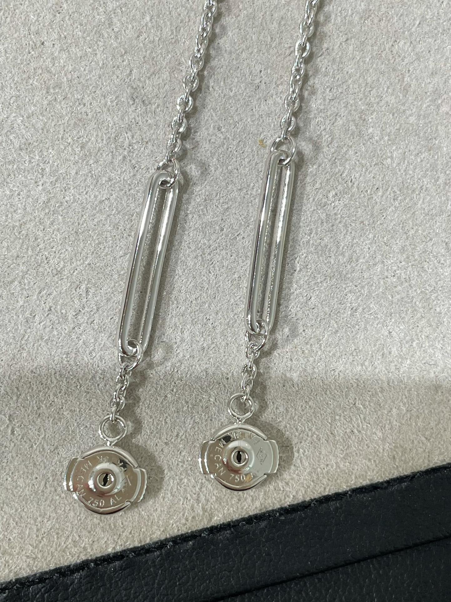 [Pearl Jewelrys]CHAINE CHAOS DIAMOND DROP EARRINGS