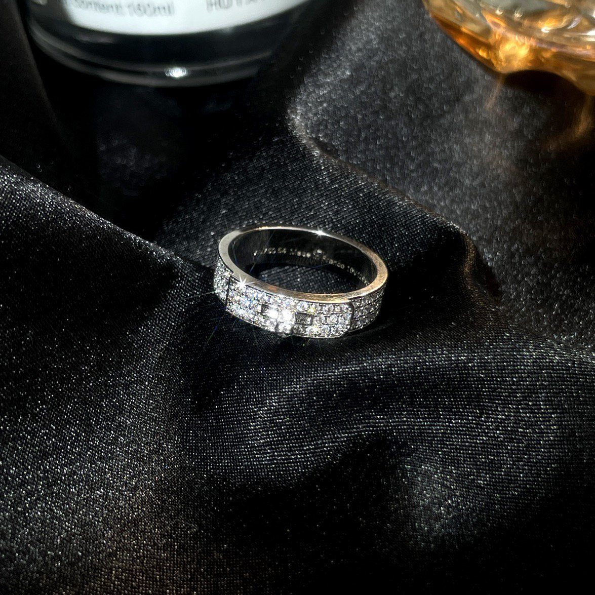 [Pearl Jewelrys]KELLY SILVER DIAMOND RING