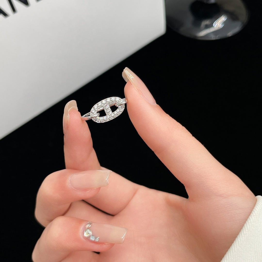 [Pearl Jewelrys]RONDE SMALL SILVER DIAMOND RING