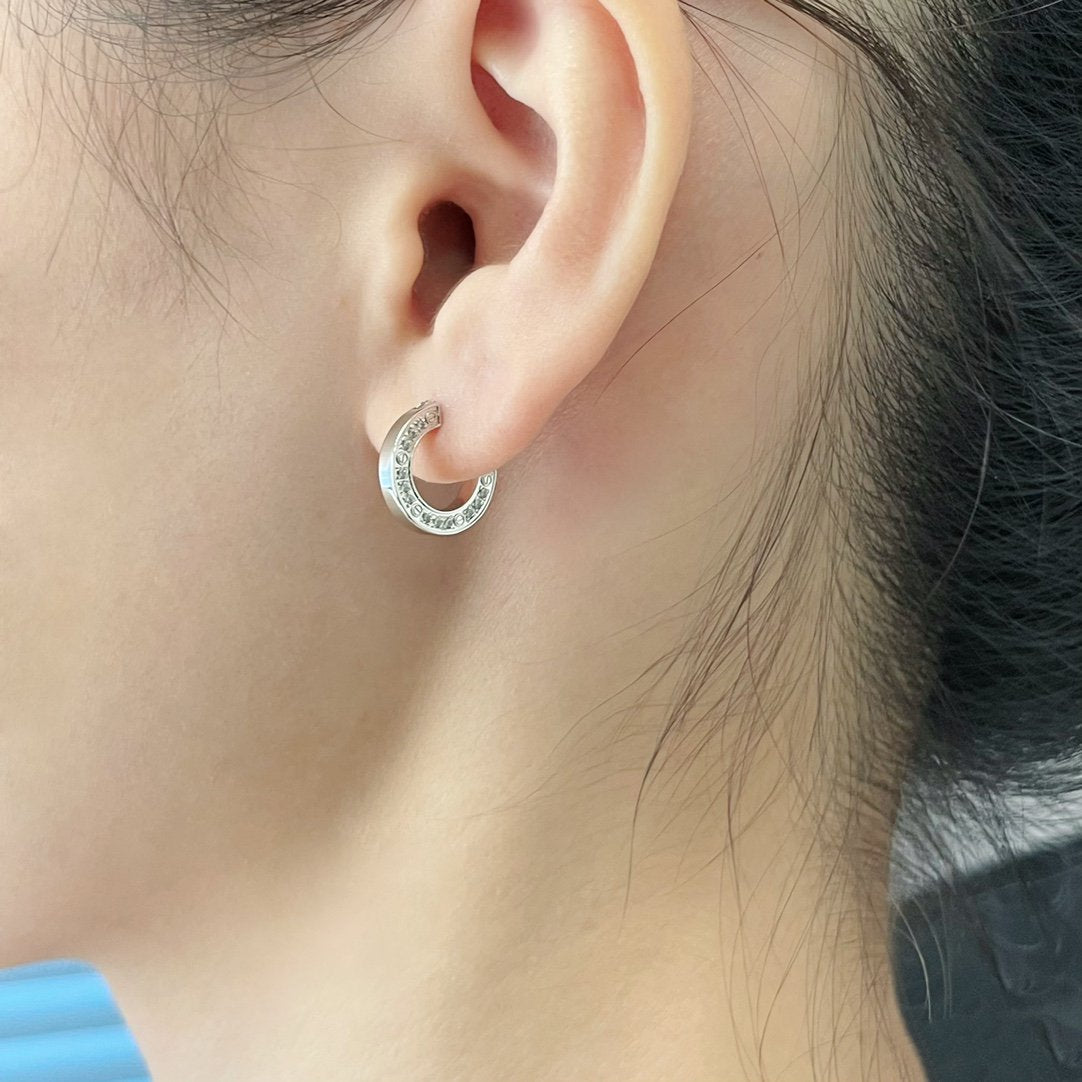 [Pearl Jewelrys]LOVE DIAMOND EARRINGS