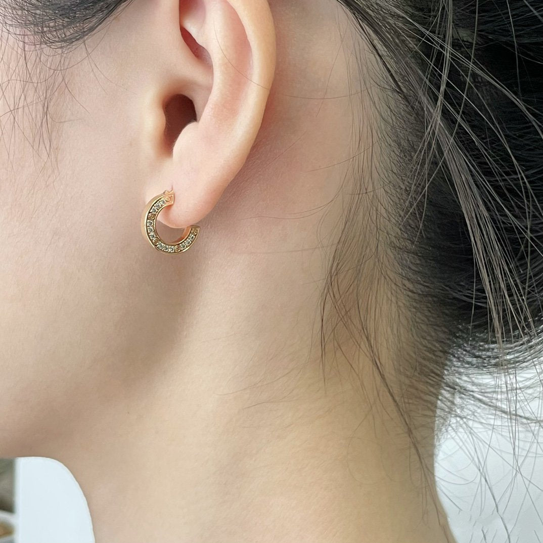 [Pearl Jewelrys]LOVE DIAMOND EARRINGS