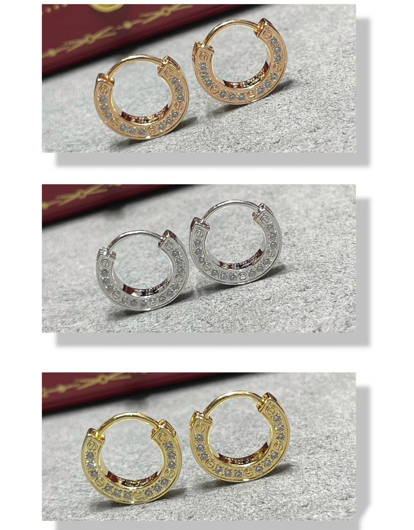 [Pearl Jewelrys]LOVE DIAMOND EARRINGS