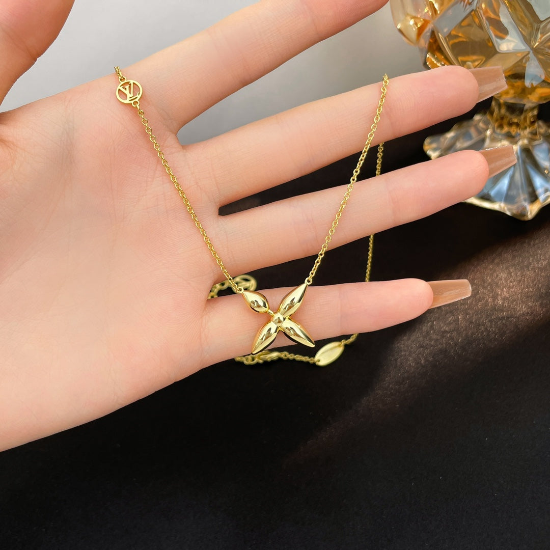 [Pearl Jewelrys]LOUISETTE GOLD NECKLACE