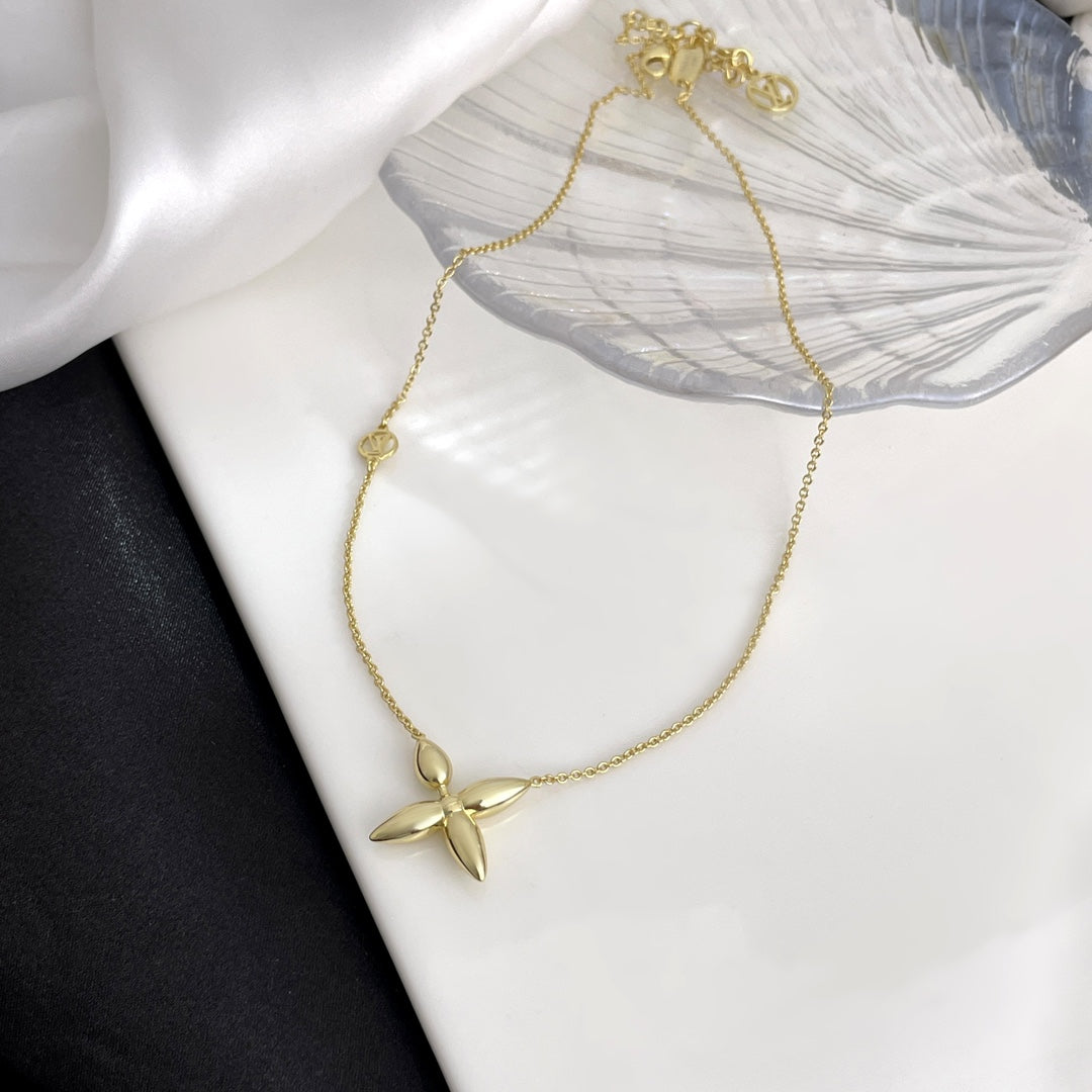 [Pearl Jewelrys]LOUISETTE GOLD NECKLACE