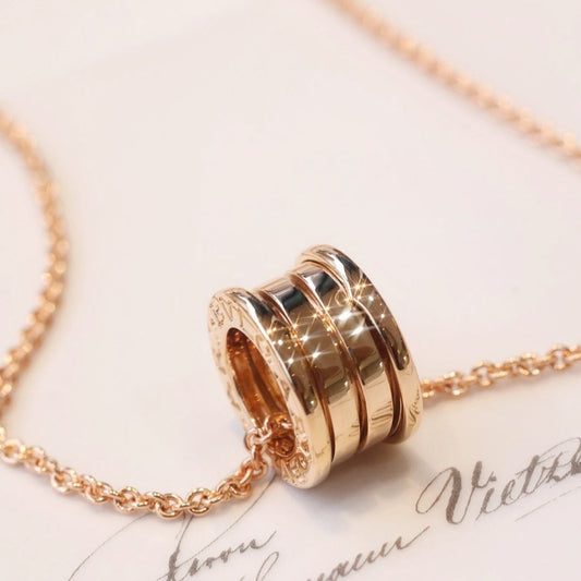 [Pearl Jewelrys]ZERO 1 PINK GOLD NECKLACE